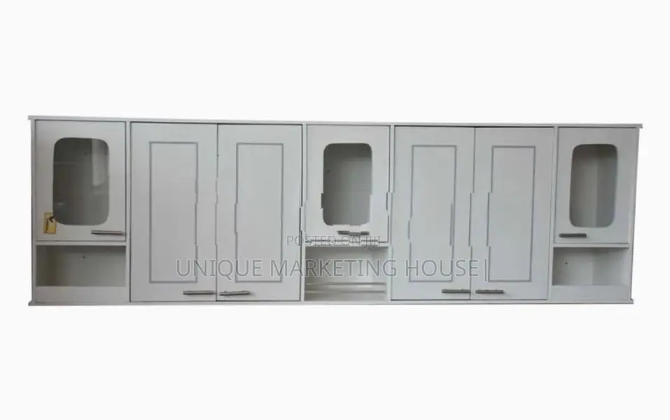 Modern 7 Ft White Design R/made Pantry Cupboards