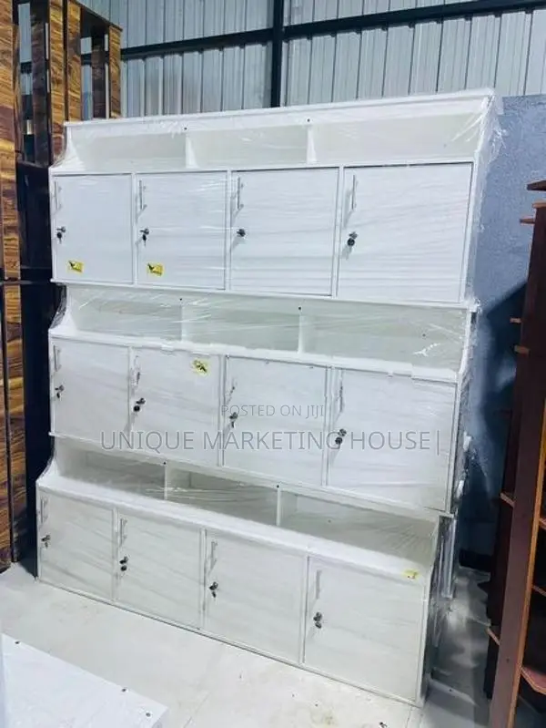Modern R/made White 5 Ft Pantry Cupboards