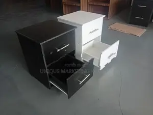 Modern Melamine Excellent 2 Drawer Bedside Cupboards