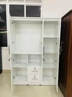 Modern 3 D White Camiliya Wardrobe