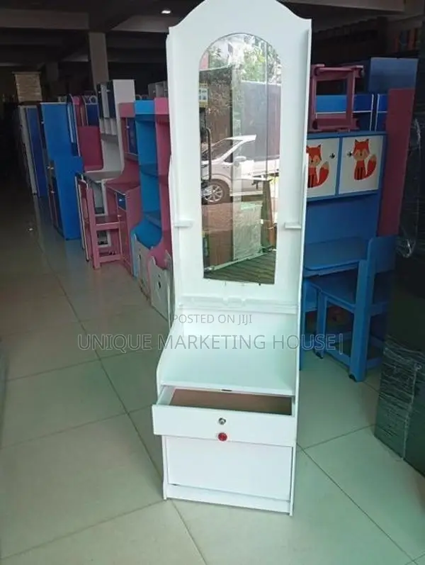 Modern Smart White Melamine Dressing Table