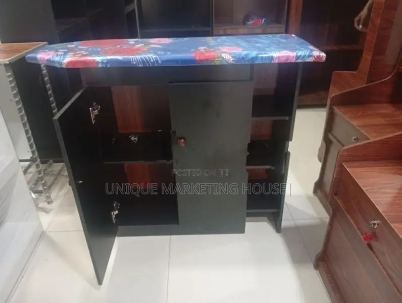 Modern Blk Melamine S/rk Full Iron Cupboards