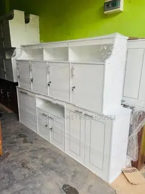 Modern R/made White 5 Ft Pantry Cupboards