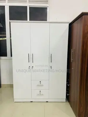Modern 3 D White Camiliya Wardrobe