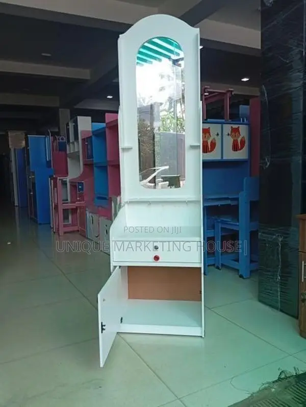 Modern Smart White Melamine Dressing Table
