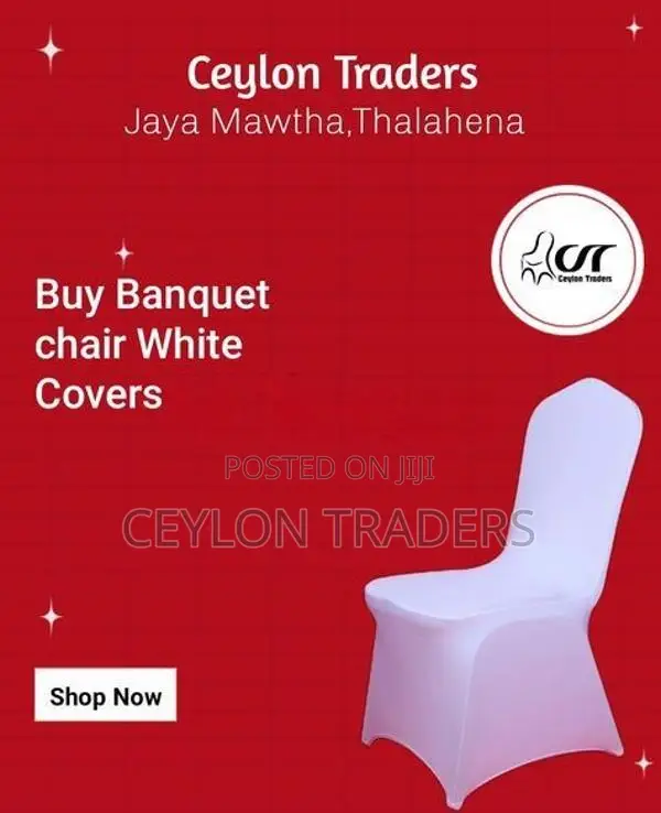 Banquet steel chair cover