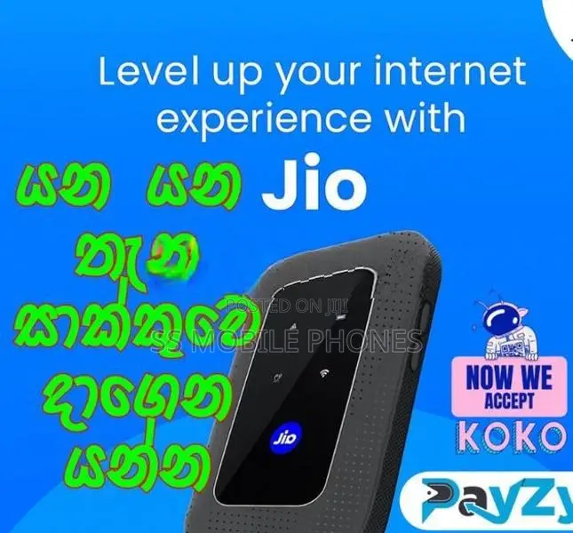 JIO Mobile WiFi Portable Router 300Mbps