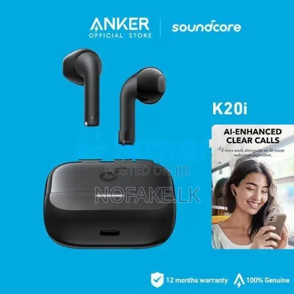 Anker Soundcore K20i Semi-in-Ear Earbuds With Powerful Bass