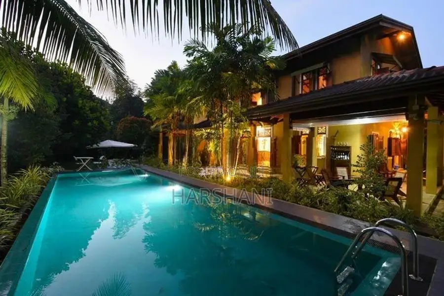 Beautiful Fully Furnished Waterfront Villa for Sale at Handapangoda