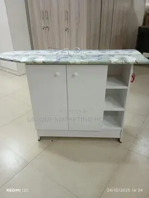 Modern Melamine White S/rk Iron Cupboards