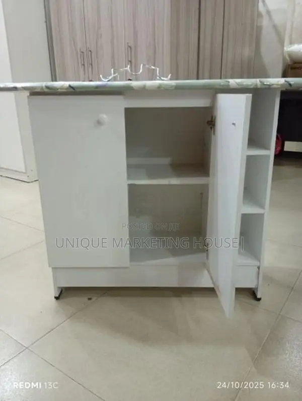 Modern Melamine White S/rk Iron Cupboards