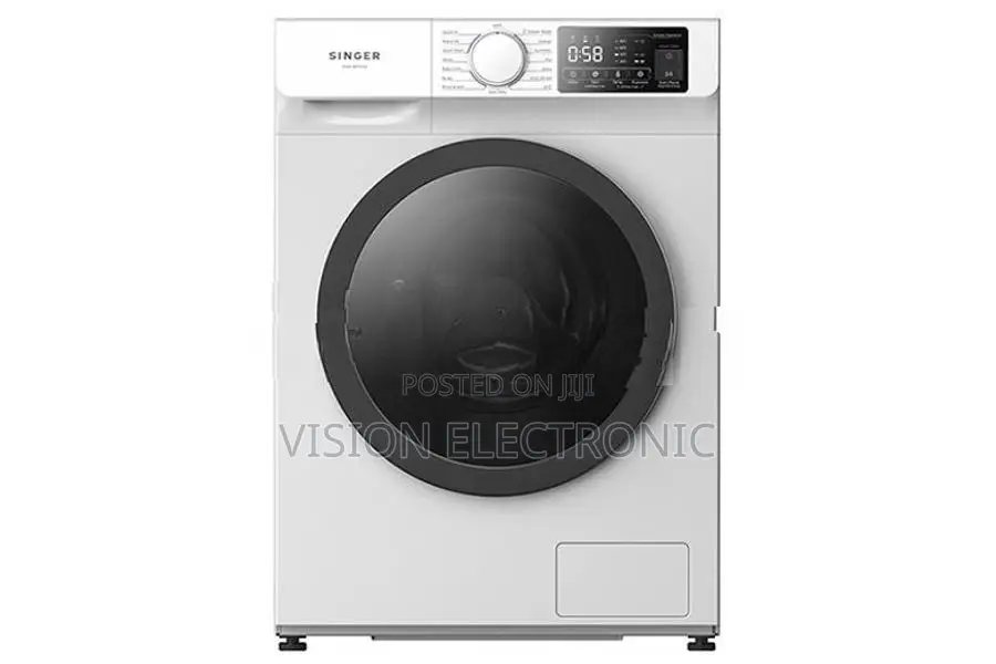 "Singer" Front Load 10.5kg Fully Auto Washing Machine - Inverter (Whit