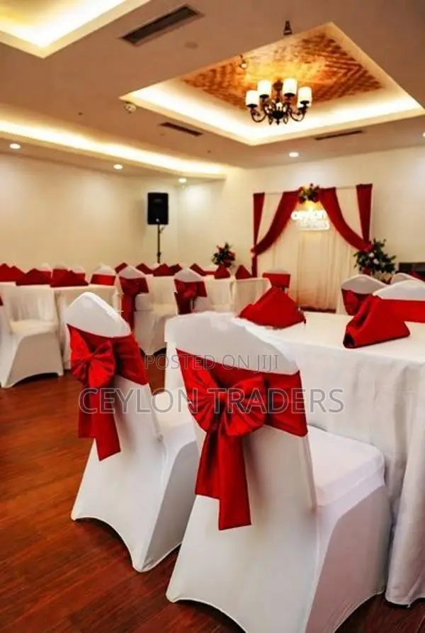 banquet and plastic chair covers