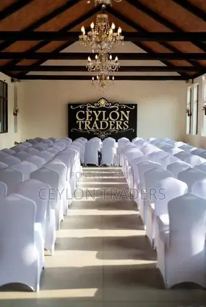 banquet and plastic chair covers