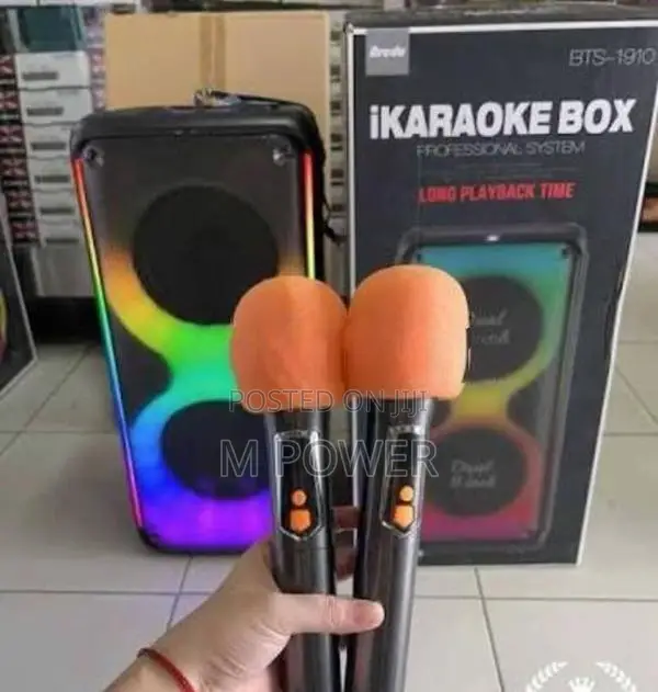 Brodu I Karaoke Bluetooth Speaker 8" (bts-1910)