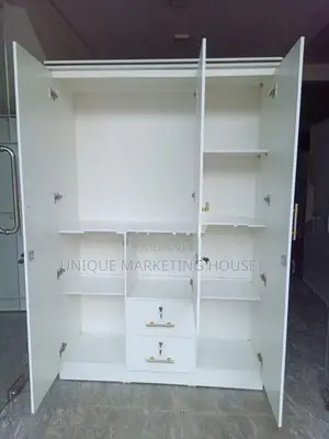 Modern White 3 D Camiliya Wardrobe