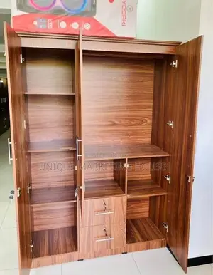 Modern 3 D Dark Camiliya Wardrobe