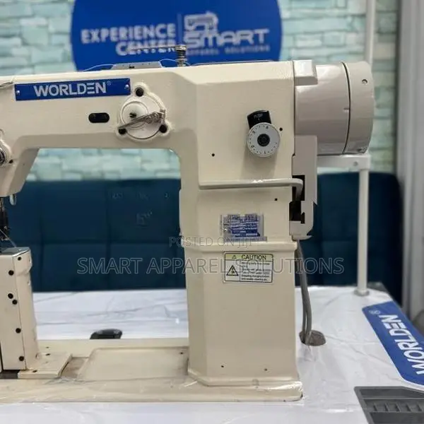 WORLDEN Post Bed Heavy Sewing Machine for Cap Shoe bag