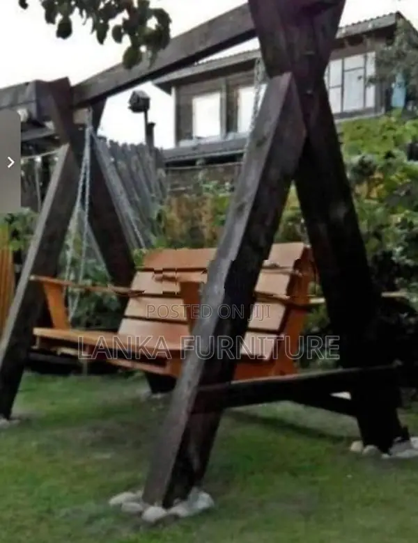 RAILWAY TIMBER RUSTIC SWING CHAIRS