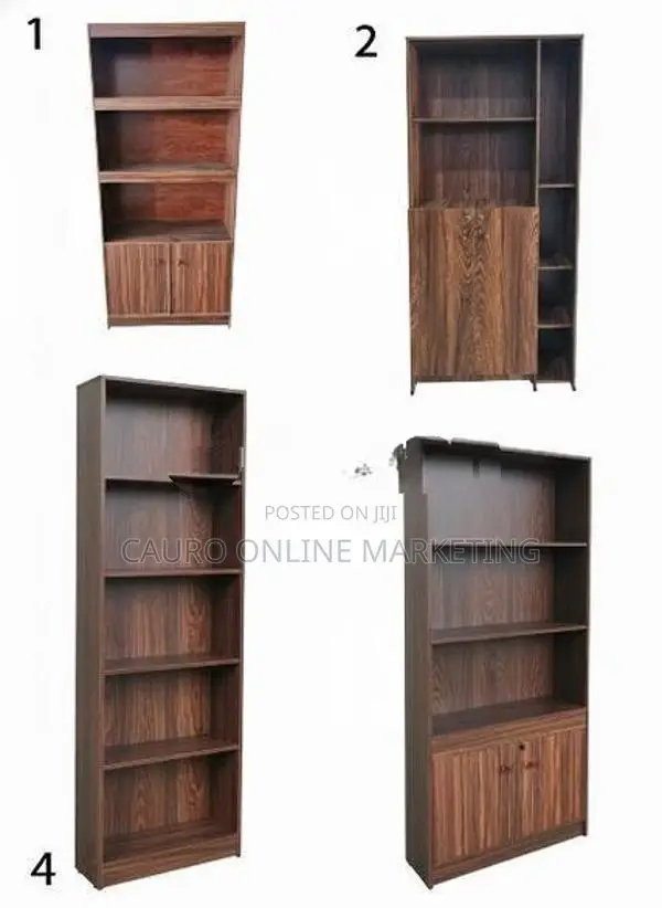New Melamine Book Shelf Rack Cupboard Large