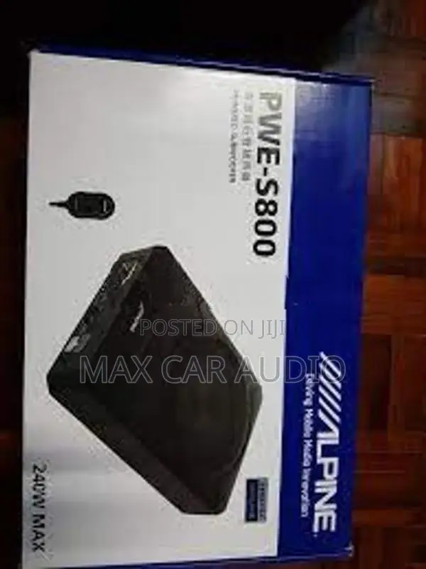 Alpine Car Underseat Subwoofer
