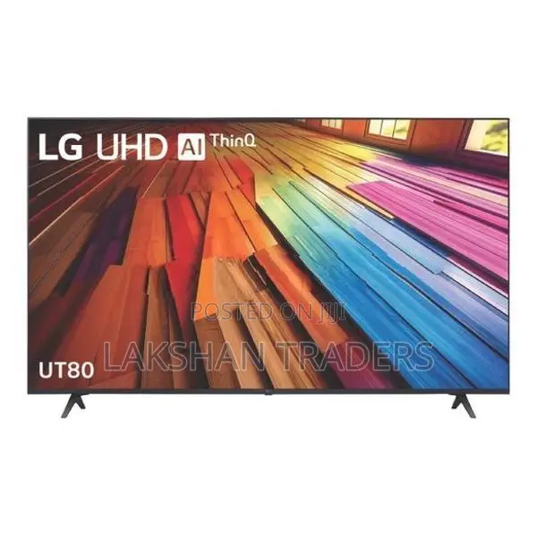 LG 55" UHD 4K Smart ThinQ AI WebOS TV UT80