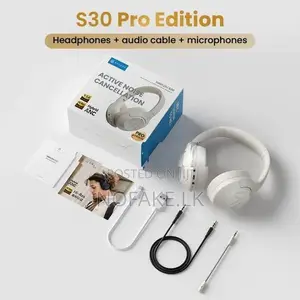 Haylou S30 Pro Version Wireless Headphones HiFi Sound, 80H Playtime AN