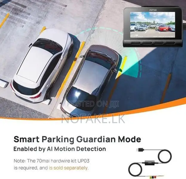 70mai Hardwire kit For Dash Cameras Always monitering