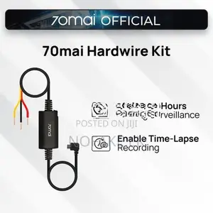 70mai Hardwire kit For Dash Cameras Always monitering