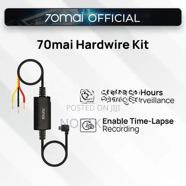 70mai Hardwire kit For Dash Cameras Always monitering