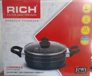 Rich Casserole with Glass Lid 24cm - Rhrc-746-24cm