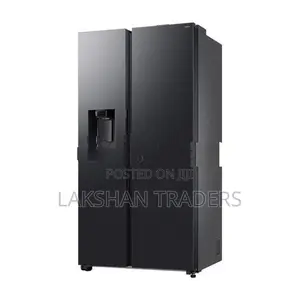 Samsung 660L Side-By-Side + Ice Dispenser RS70 Refrigerator RF70F65KNF