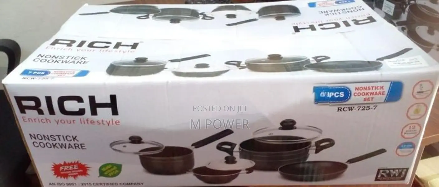 Rich Nonstick Cookware Set 7 pcs - RCW 725