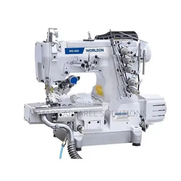 Worlden Automatic Cylinder Bed Interlock Sewing Machine With Left Cut