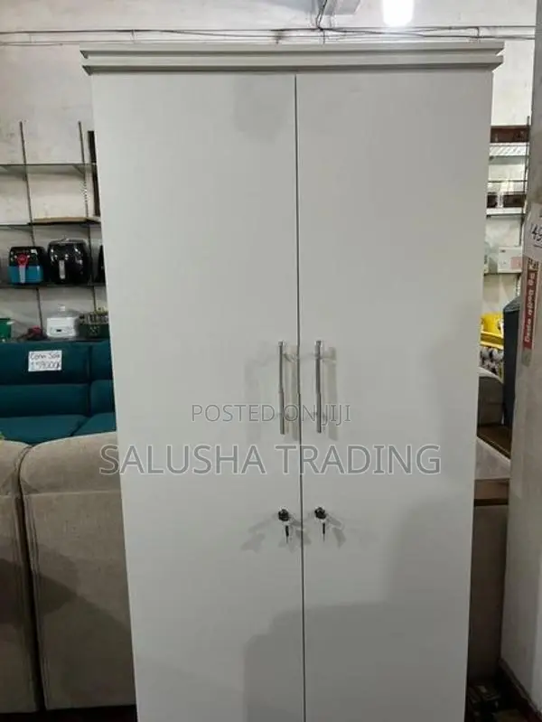 White 2 Door Cupboard