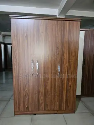 New Melamine 3 Door Cupboard Large Wardrobe 6*4 Ft