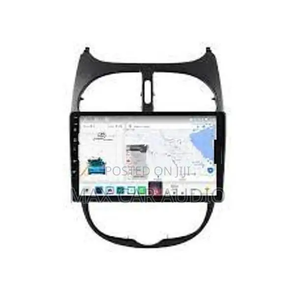 206 Peugeot Car Android Oem DVD Audio Setup with Panel