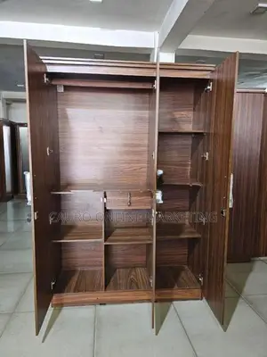 New Melamine 3 Door Cupboard Large Wardrobe