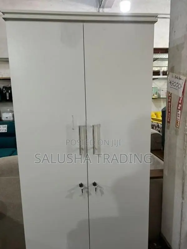 White 2 Door Cupboard
