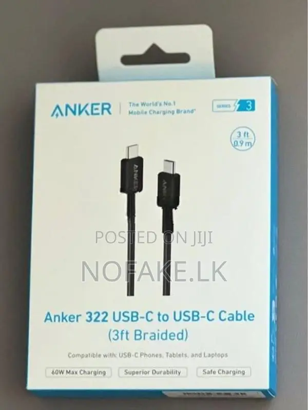 Anker 322 USB-C to USB C Braided Cable