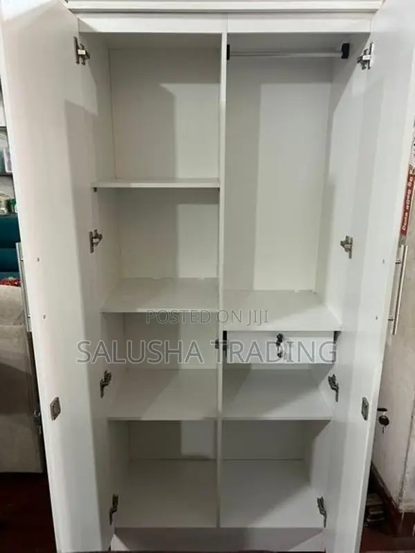 White 2 Door Cupboard