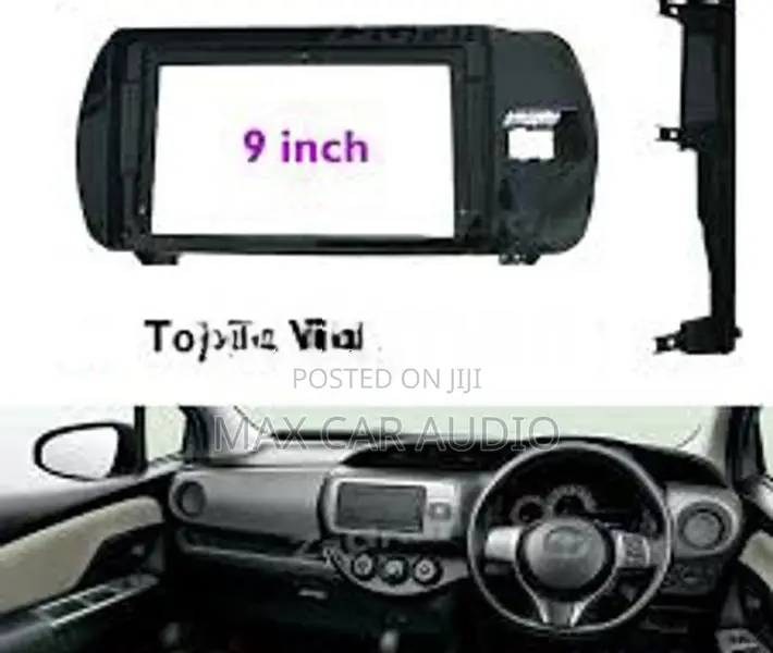 Toyota Vitz Car Android Setup 9 Inch Panel