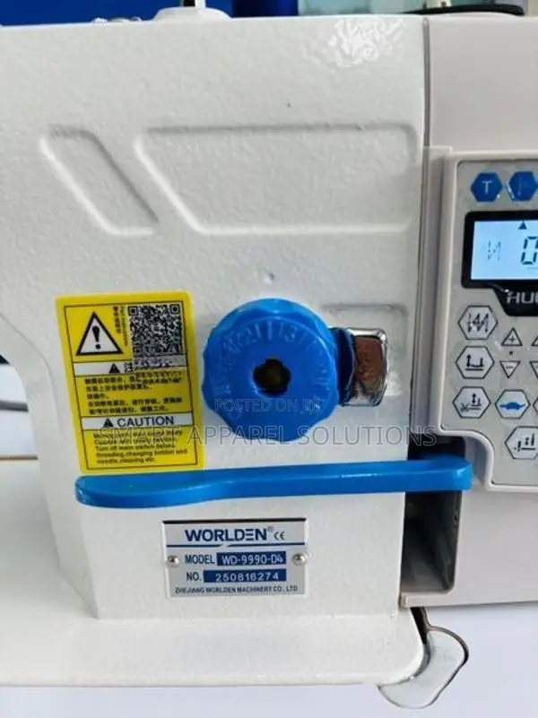 Worlden Automatic Single Needle Lock-Stitch Sewing Machine (Full Optio