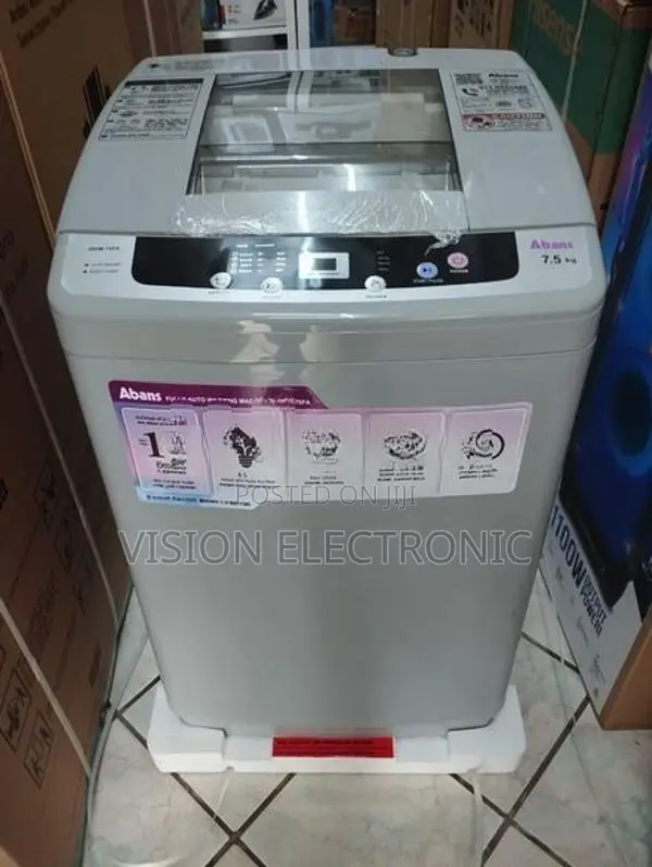 "Abans" Top Load Washing Machine - 7.5KG (Fully Auto)
