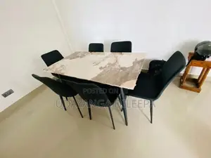 Granite Dining Tables with Cushion Chairs