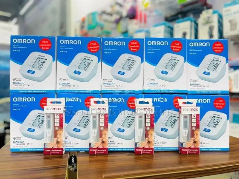 Omron Blood Pressure Monitor with Rossmax Thermometer
