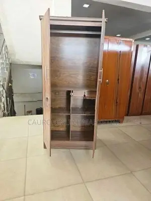 New Melamine 2 Door Cupboard Wardrobe 6*2.5 Ft Mirror