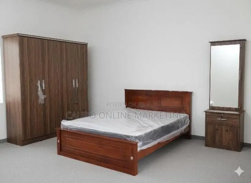 New Teak Box Bed with Spring Mattress