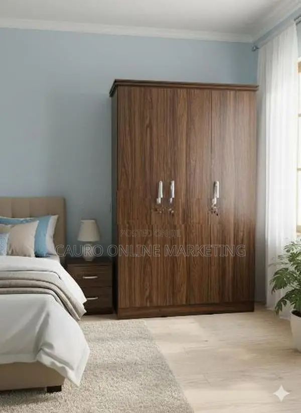 New Melamine 3 Door Cupboard 6*4 Wardrobe