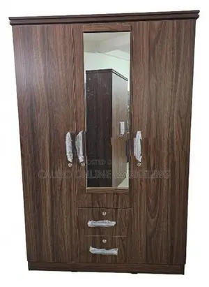 New Melamine 3 Door Cupboard Wardrobe 6*4 Ft